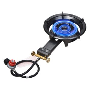 vivicreate camping stove, outdoor propane gas stove, 0-20 psig adjustable high pressure stove