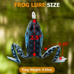 Reaction Tackle Swimming Legs Frogs 2.25" - Rainforest Frog #24