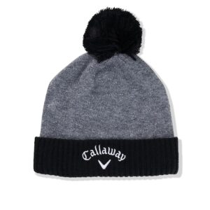 Callaway Golf Knit Pom Beanie Collection (Gray/Black)