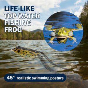 Reaction Tackle Hollow Body Frogs 2.5" - Swamp Frog #25