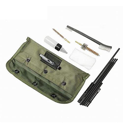 G GOYEA TACTICAL Rifle Gun Cleaning Kit Brushes Rod Nylon Pouch Shotgun Cleaner for 223 22LR Hunting Outdoor