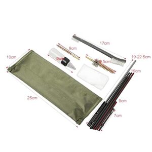 G GOYEA TACTICAL Rifle Gun Cleaning Kit Brushes Rod Nylon Pouch Shotgun Cleaner for 223 22LR Hunting Outdoor