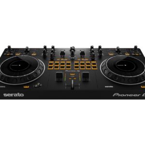 Pioneer DDJ-REV1, DJ Controller Bundle with Stand, Headphones and, Austin Bazaar Polishing Cloth