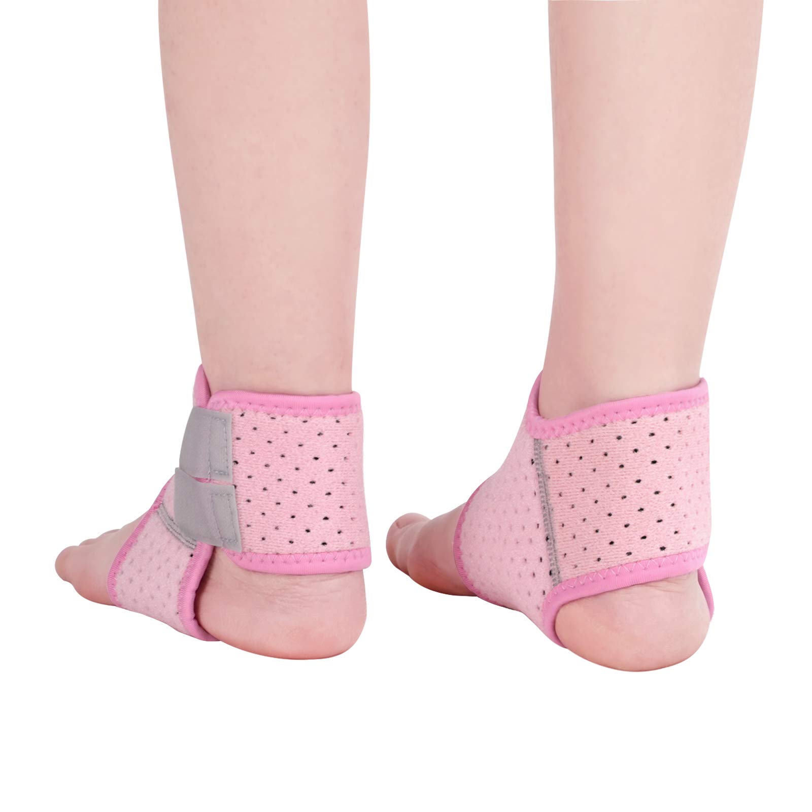 2PCS Kids Sport Ankle Brace Nonslip Adjustable Foot Support Protector Ankle Guards,for Sprains Injuries Joint Pain Ankle Sore Prevention