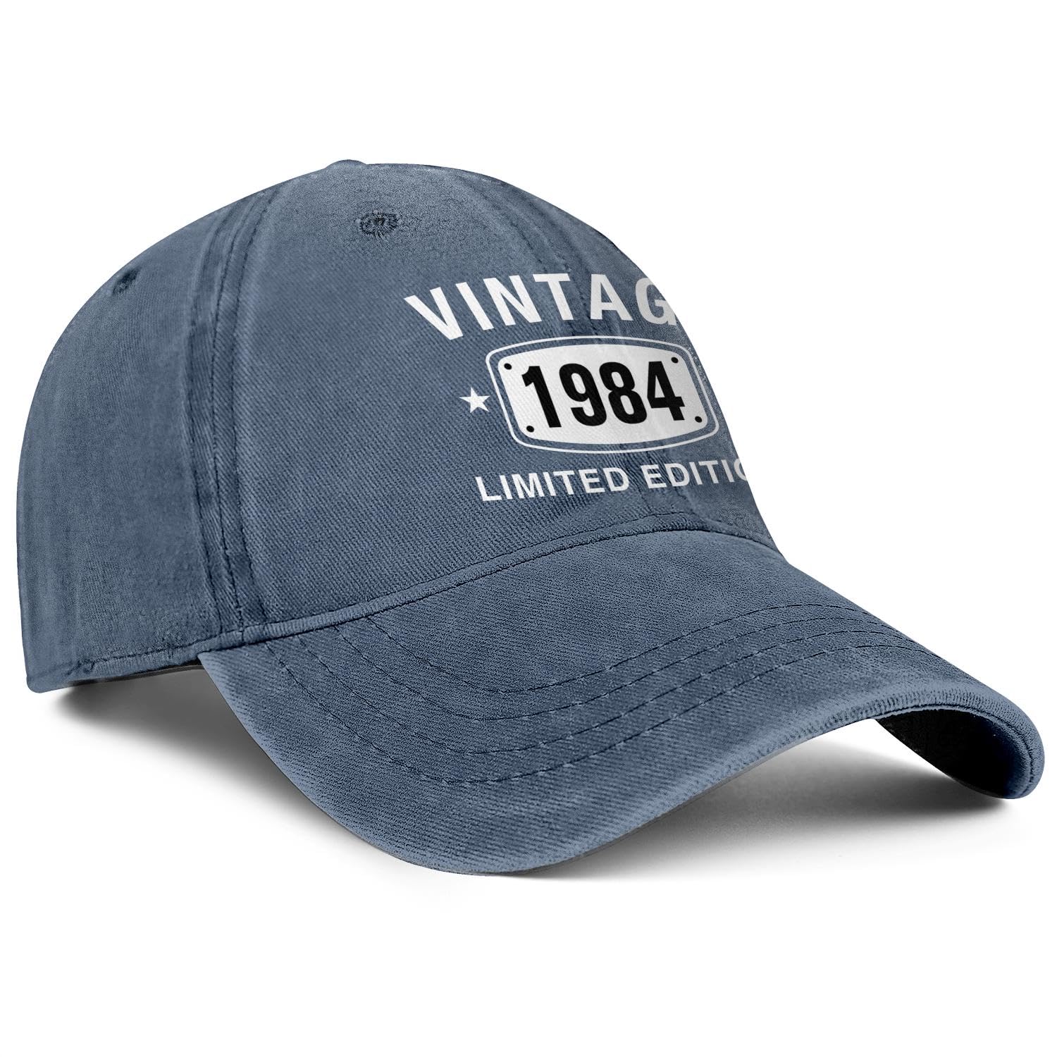 40th Birthday Gifts for Men Women Hats Vintage 1984 Baseball Cap Limited Edition Blue