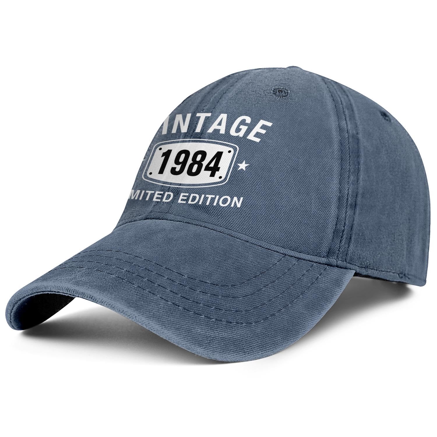 40th Birthday Gifts for Men Women Hats Vintage 1984 Baseball Cap Limited Edition Blue