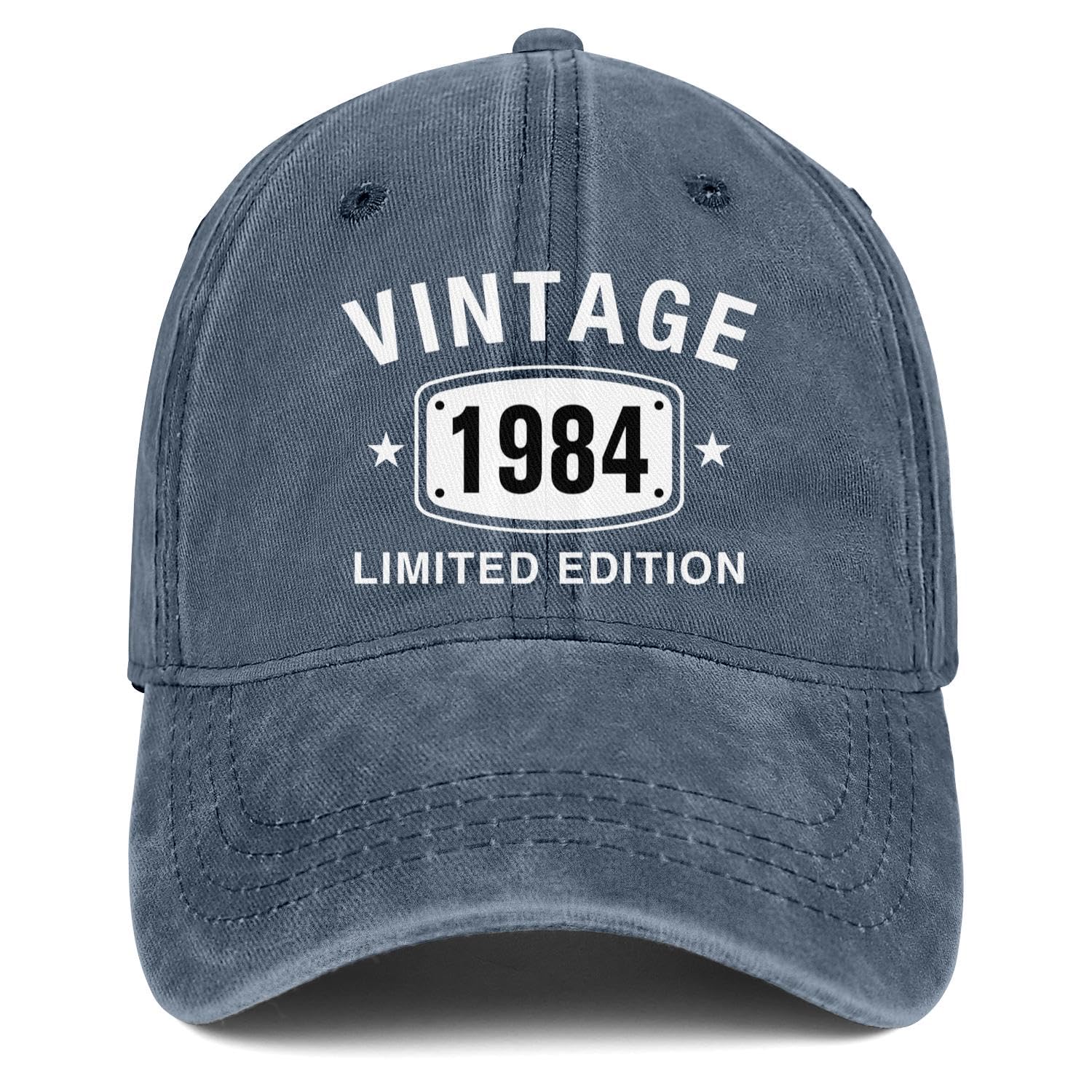 40th Birthday Gifts for Men Women Hats Vintage 1984 Baseball Cap Limited Edition Blue