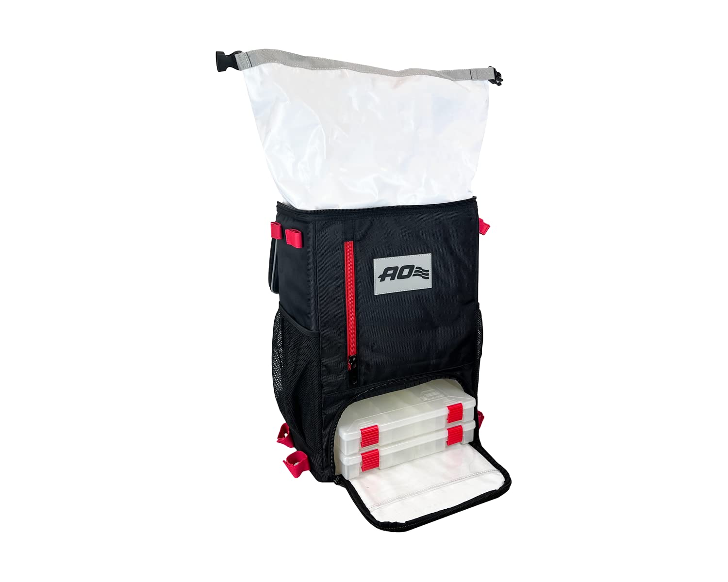 AO Coolers - Fishing Cooler Backpack - Red/Black (AOMFCBP)