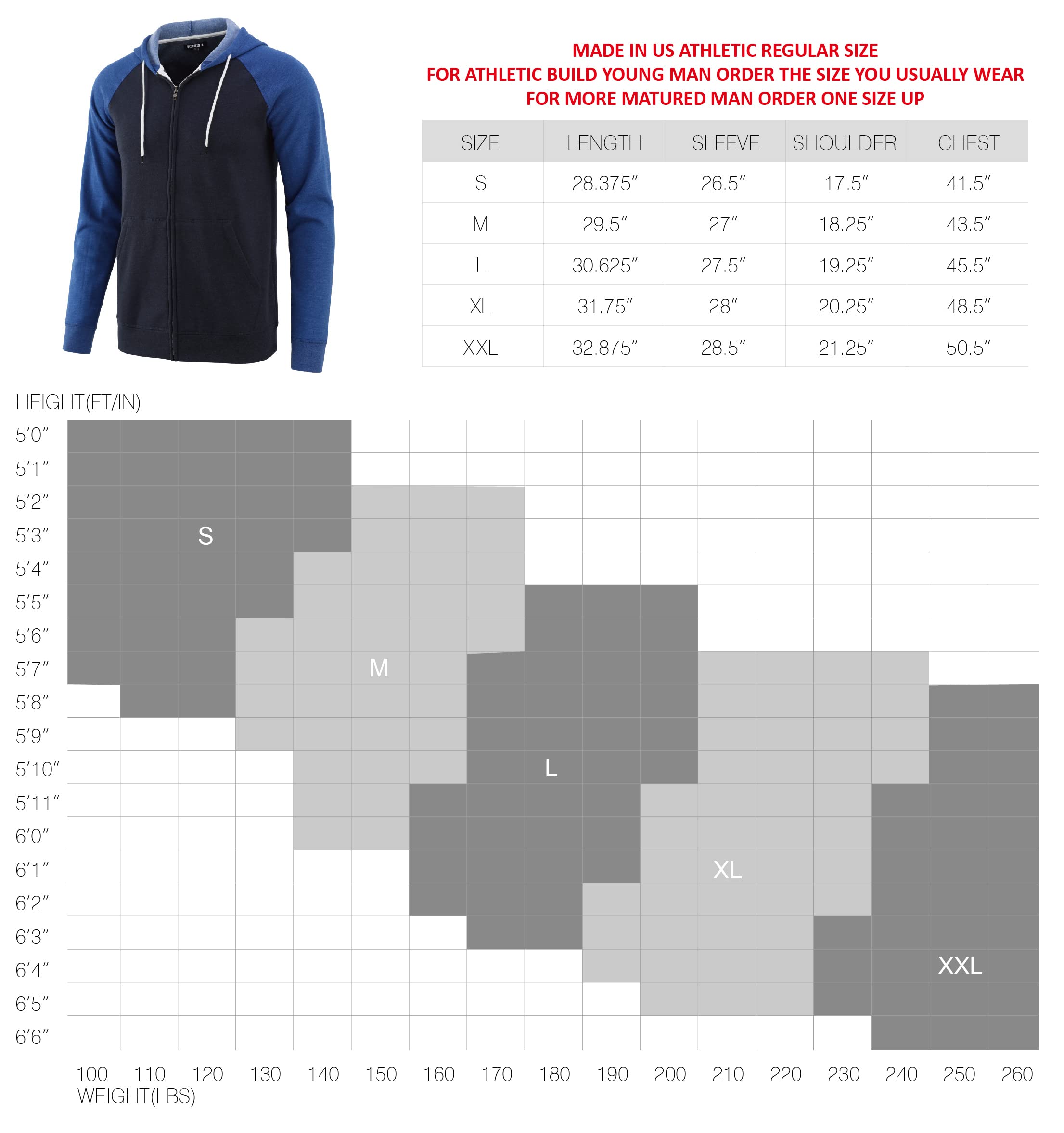 KNQR Men's Retro Athletic Workout Sports Full Zip Soft Fleece Running Hiking Sweatshirt Hoodie Heather Oatmeal XXL