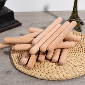 32 Pieces Rhythm Sticks for Kids Bulk, 8 Inch Wood Music Lummi Sticks Classroom Percussion Instrument