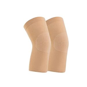 Knee Brace Knitted Pressure Knee Support Support Injury Pressure Protection Gel Pads for Knee Support for Men Women