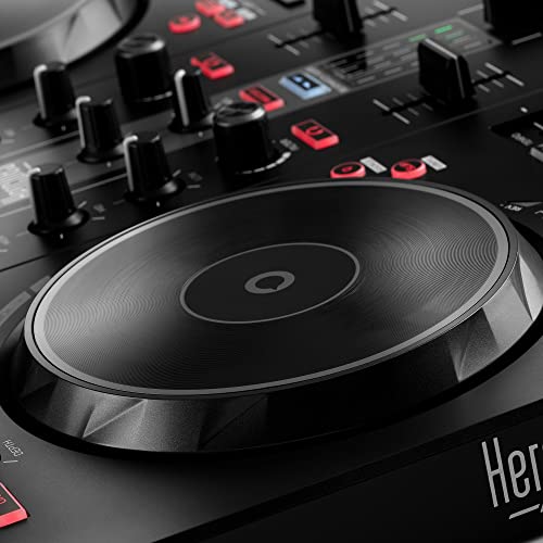 Hercules DJControl Inpulse 300 MK2 – USB DJ controller – 2 decks with 16 pads and built-in sound card – DJ software and tutorials included