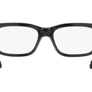 Persol PO3301V Rectangular Prescription Eyewear Frames, Black/Demo Lens, 57 mm