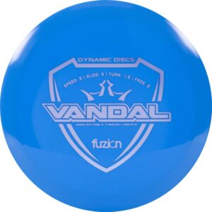 dynamic discs fuzion vandal fairway driver golf disc [colors will vary] - 173-176g