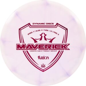 Dynamic Discs Fuzion Burst Maverick Fairway Driver Golf Disc [Colors Will Vary] - 173-176g