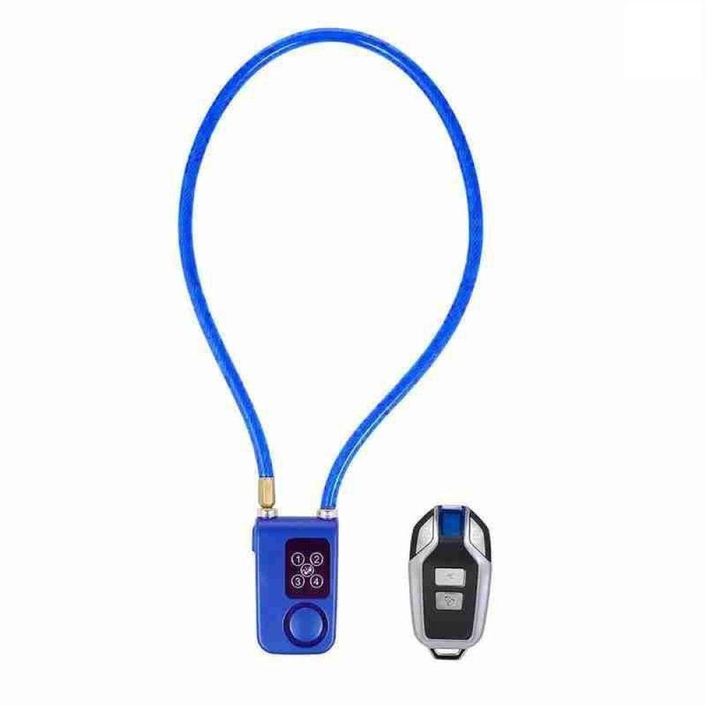 MGUOTP Bicycle Lock Foldable Bike Lock Remote Electric Bike Scooter Cable Lock Anti-Theft Steel Chain Accessories Portable Foldable Bike Lock-Yellow Bike Locks (Color : Red) (Color : Blue)