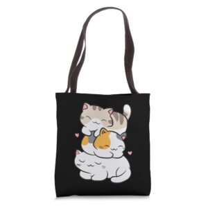 Kawaii Cats Sleeping Cat Lovers Cute Cats Tote Bag