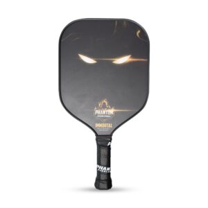 Phantom Immortal Carbon Fiber Wide Body Pickleball Paddles - Max Grit and Spin - USAPA Approved – Pickleball Rackets - Pickle-Ball Equipment with Polypropylene Core – Lightweight (Gold)