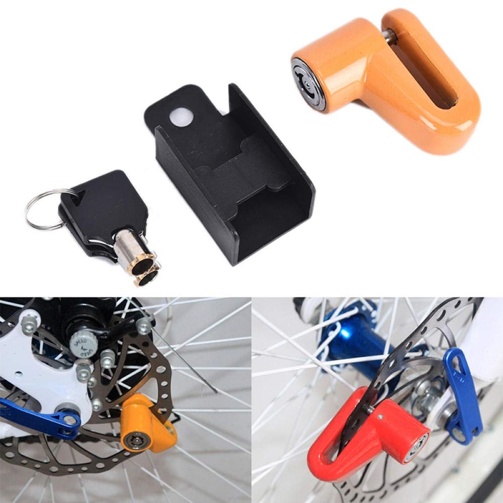 MGUOTP Bicycle Lock Motorcycle Lock Security Anti Theft Bicycle Motorbike Motorcycle Disc Brake Lock Theft Protection for Scooter Waterproof Bike Locks