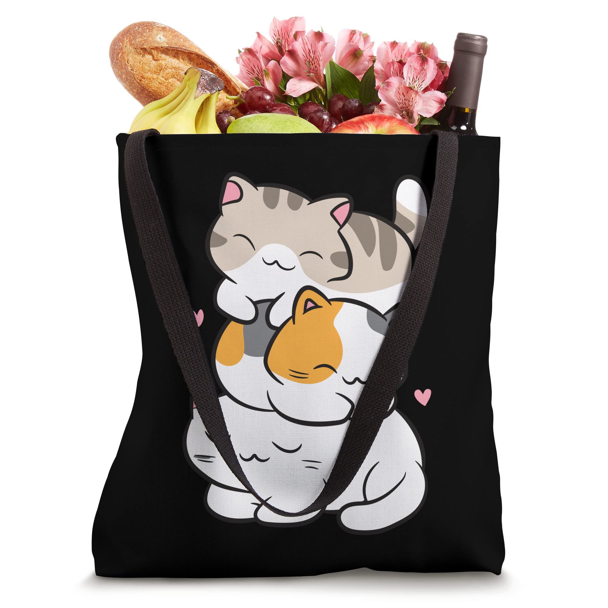 Kawaii Cats Sleeping Cat Lovers Cute Cats Tote Bag