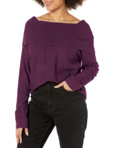 calvin klein womens sportswear sweater,aubergine,large