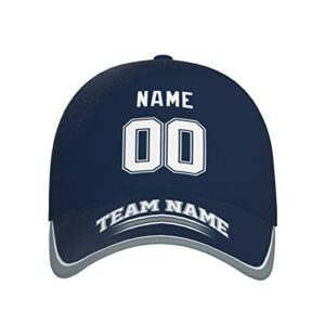 Cap Dallas Custom any Name and Number Hat for Men Women Youth Personalized Gifts