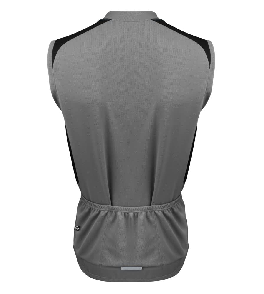 AERO|TECH|DESIGNS | Men's PRO Sleeveless Cycling Jersey | Large | Charcoal