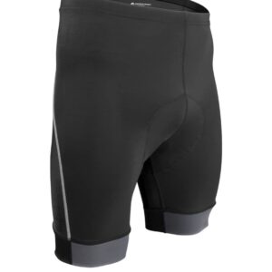 AERO|TECH|DESIGNS | Big Men's Clydesdale Padded Bike Shorts | 1X-Large | Charcoal