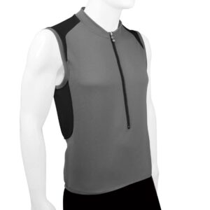 AERO|TECH|DESIGNS | Men's PRO Sleeveless Cycling Jersey | Large | Charcoal