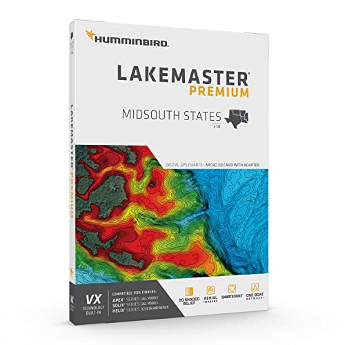 Humminbird 602005-1 LakeMaster Premium - Midsouth States V1