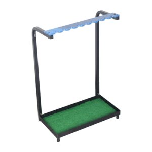 Kathring Golf Putter Stand, Golf Club Display Stand Rack 9 Golf Putter Stand Rack Sturdy Metal Golf Club Stand Golf Club Storage Golf Club Sets