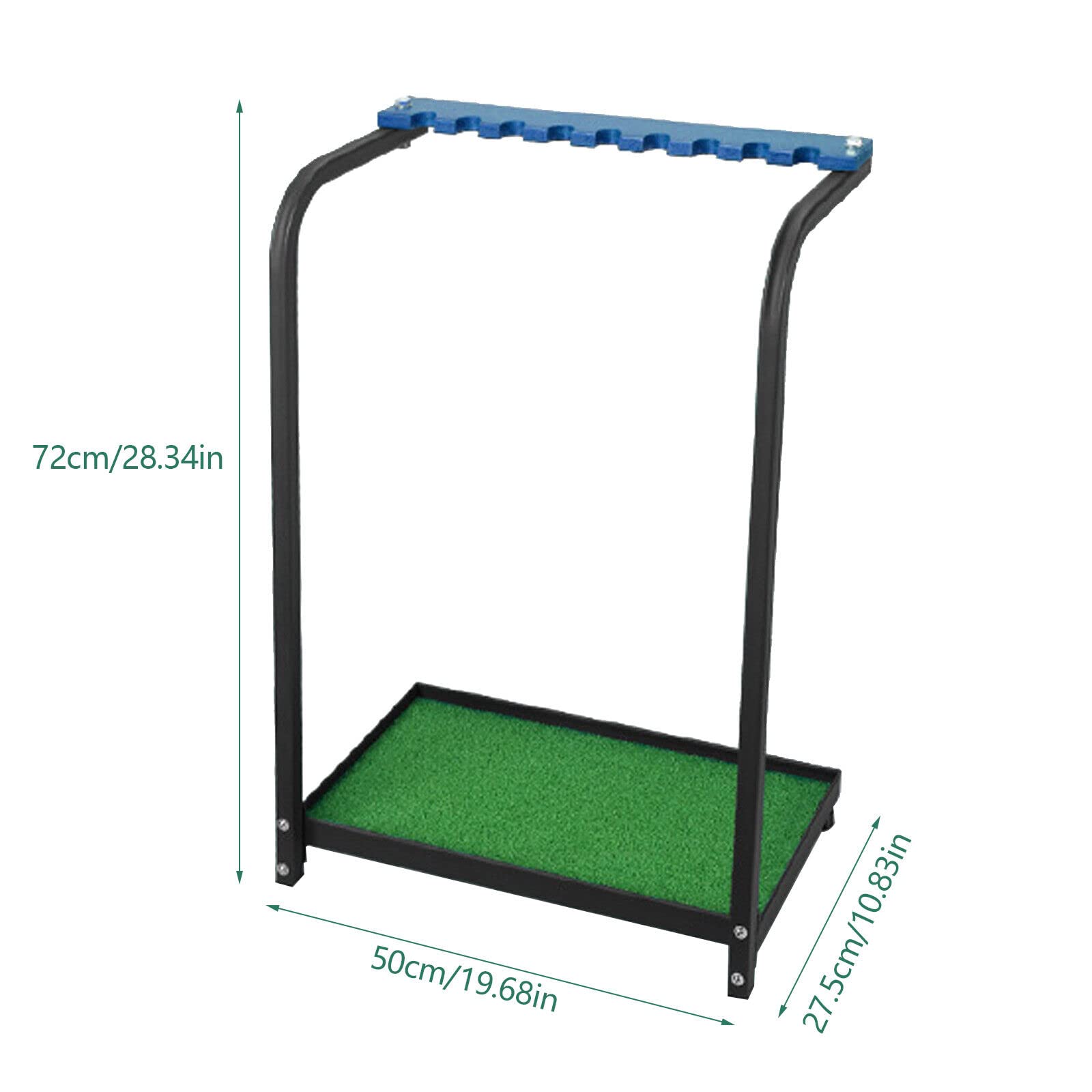 Kathring Golf Putter Stand, Golf Club Display Stand Rack 9 Golf Putter Stand Rack Sturdy Metal Golf Club Stand Golf Club Storage Golf Club Sets