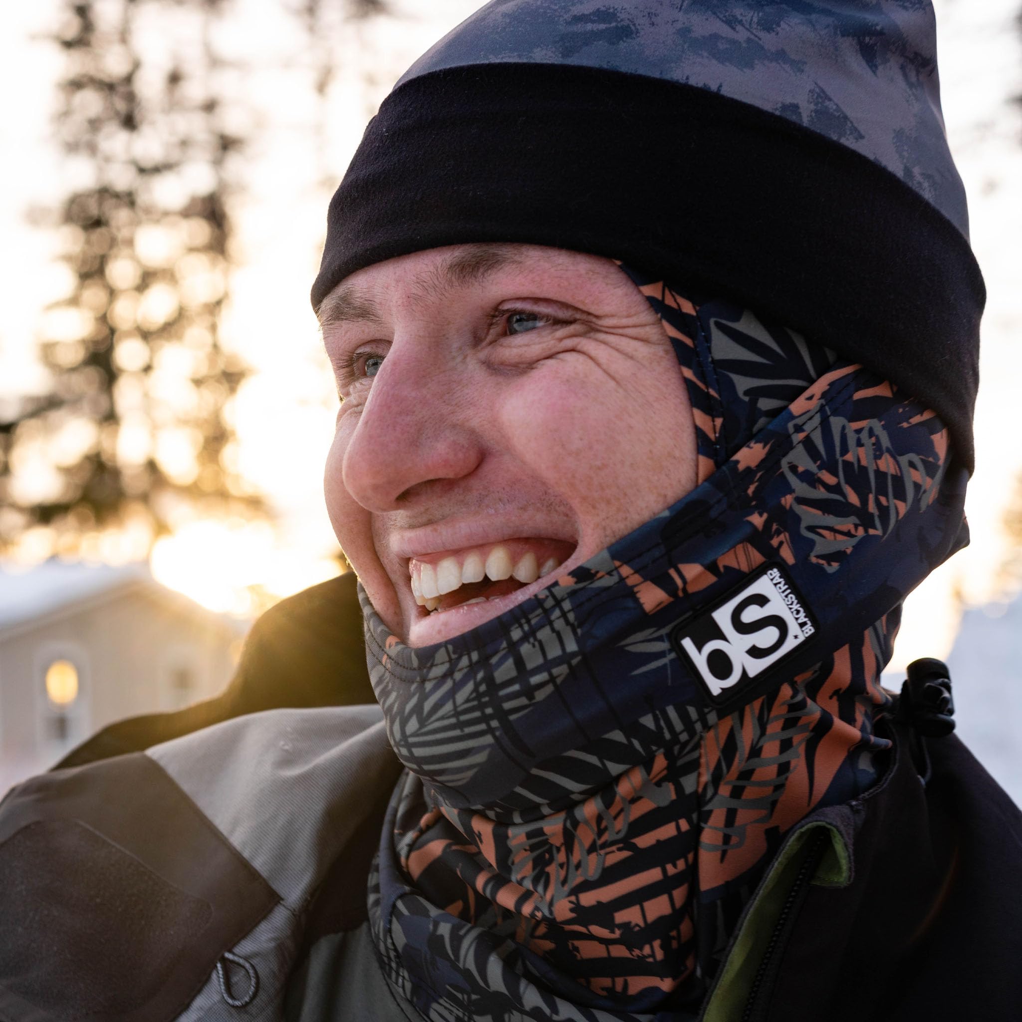 BLACKSTRAP Camber Hood Cold Weather Facemask - Black | One Size