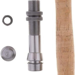 SGerste Cork Fly Fishing Rod Handle Grip with Reel Seat for Rod Building or Repair (Model 1)