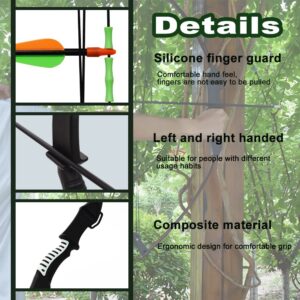 Runzkzy Bow and Arrow for Teens Beginner Archery Set for Youth Bow and Arrow Shooting Practice Compound Bow for Kids Backyard and Outdoor Archery Training Middle School Boy Gifts (Package 2)