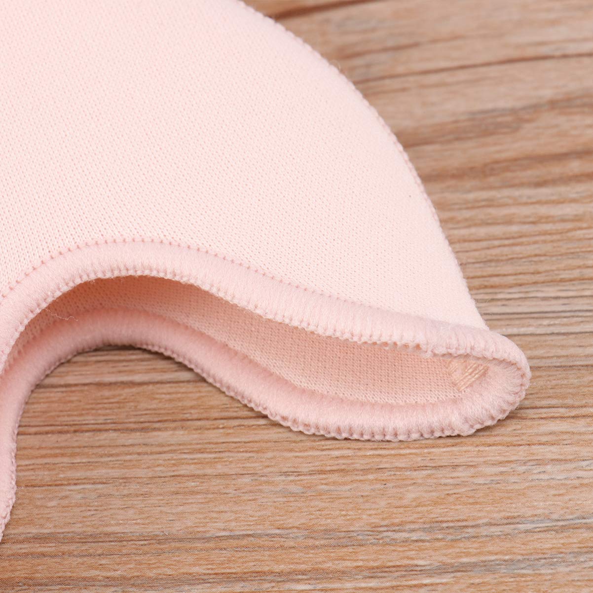 Ballet Toe Pads 2 Pairs Ballet Toes Pad Pointe Shoe Socks Silicone Toe Socks Toe Liner Socks Half Seamless Socks Metatarsal Pads for High Heel Dance Shoes Pink Toe Pointe Pads