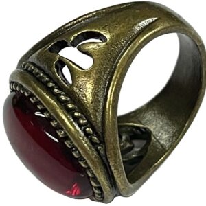 costumebase THE SHADOW RING STAINLESS STEEL Prop Replica Agent (US Sz 12)