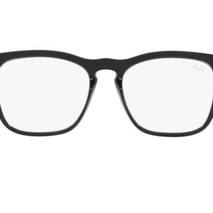 Ray-Ban RX4487V Steve Square Prescription Eyewear Frames, Black/Demo Lens, 54 mm