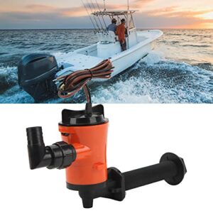 Livewell Pump丨 Qiilu Aerator Pump丨800GPH Livewell Pump Bait Tank Aerator 12V Submersible Cartridge Boat Bilge Pump for Marine Boat Yacht Series