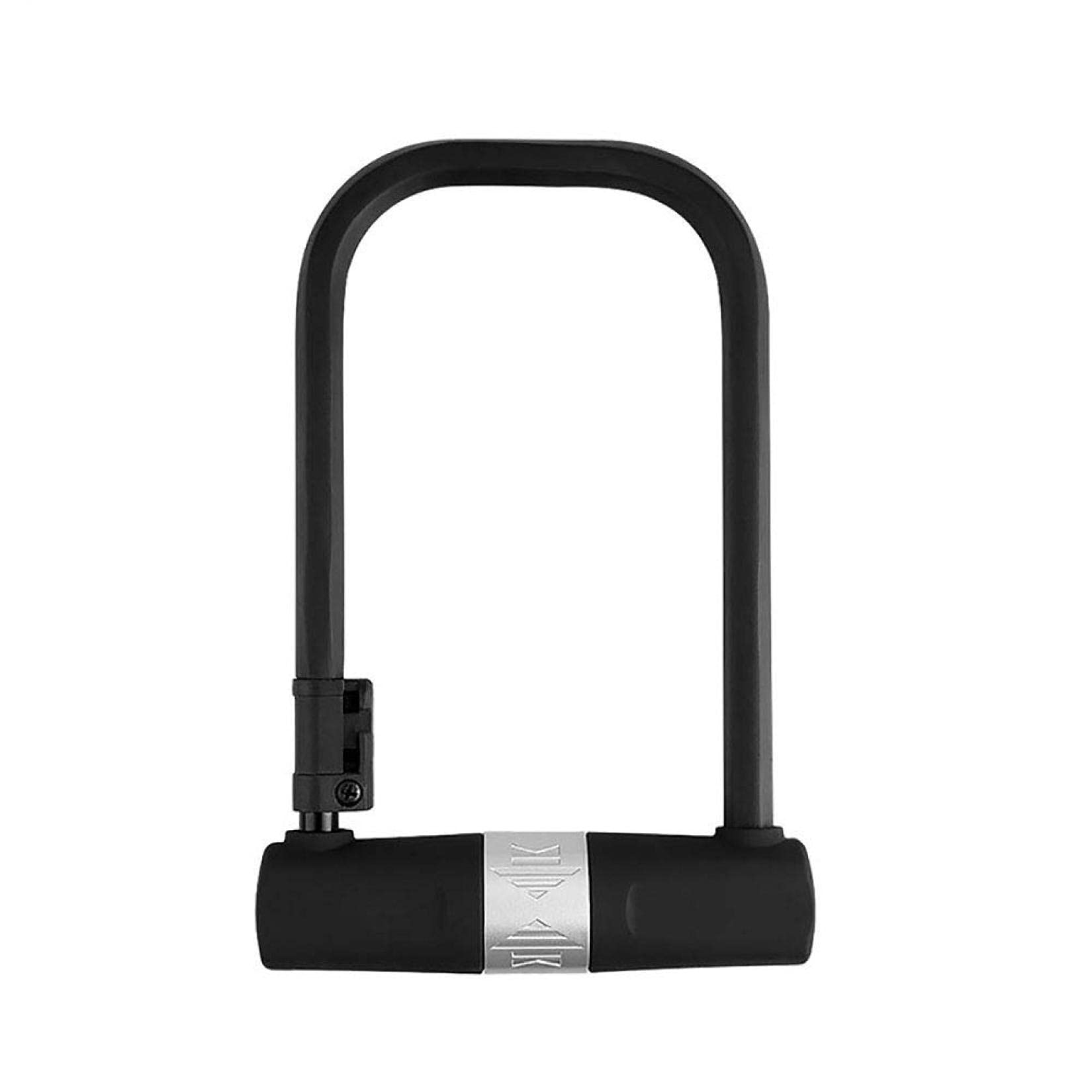 MGUOTP Bike Locks Heavy Duty/Bicycle Chain/Cycling Lock Anti-Theft Lock Portable U-Lock Folding Bicycle Dead Coaster Lock U-Shaped, Black, 22.5x16.5cm (Color : Black, Size : 22.5x16.5cm)