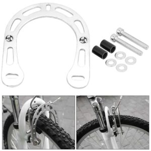 BuyWeek Bicycle Brake Boosters, 14 * 11.5cm Bike V Brake Boosters Adapter Aluminum Mountain Bike Brake Boosters with Screws