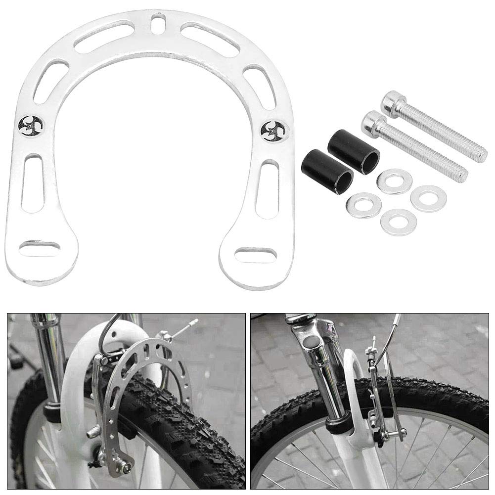 BuyWeek Bicycle Brake Boosters, 14 * 11.5cm Bike V Brake Boosters Adapter Aluminum Mountain Bike Brake Boosters with Screws