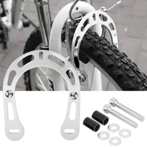 BuyWeek Bicycle Brake Boosters, 14 * 11.5cm Bike V Brake Boosters Adapter Aluminum Mountain Bike Brake Boosters with Screws