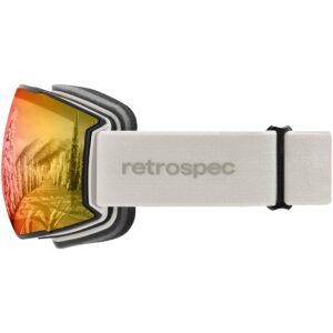 Retrospec Zenith Ski Goggles for Men and Women Over Glasses, UV Protection, Anti-Fog, Scratch Resistant Snow Goggles for Skiing and Snowboarding