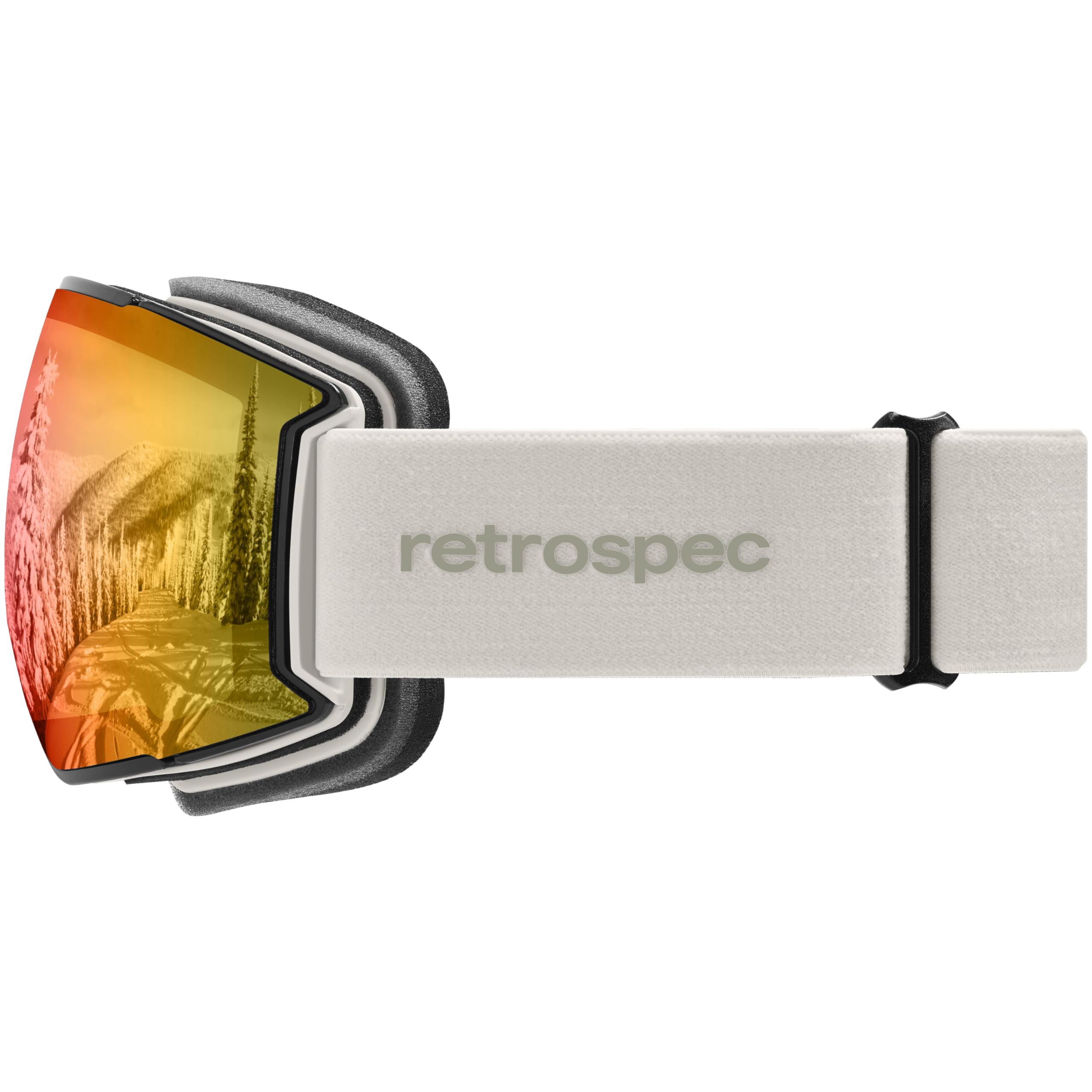 Retrospec Zenith Ski Goggles for Men and Women Over Glasses, UV Protection, Anti-Fog, Scratch Resistant Snow Goggles for Skiing and Snowboarding