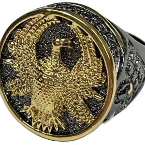 costumebase DUNE RING Duke Leto Atreides Signet Prop Replica Ducal STAINLESS STEEL (US Sz 9)