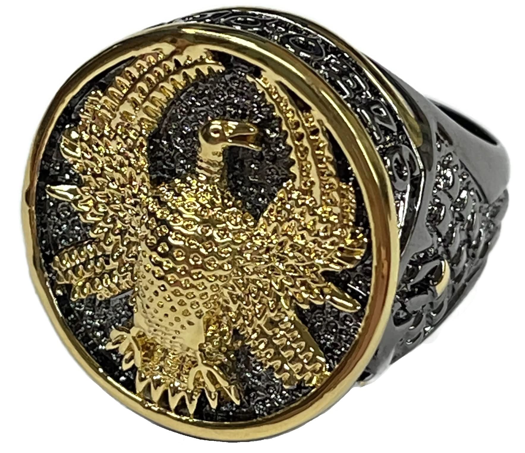 costumebase DUNE RING Duke Leto Atreides Signet Prop Replica Ducal STAINLESS STEEL (US Sz 9)