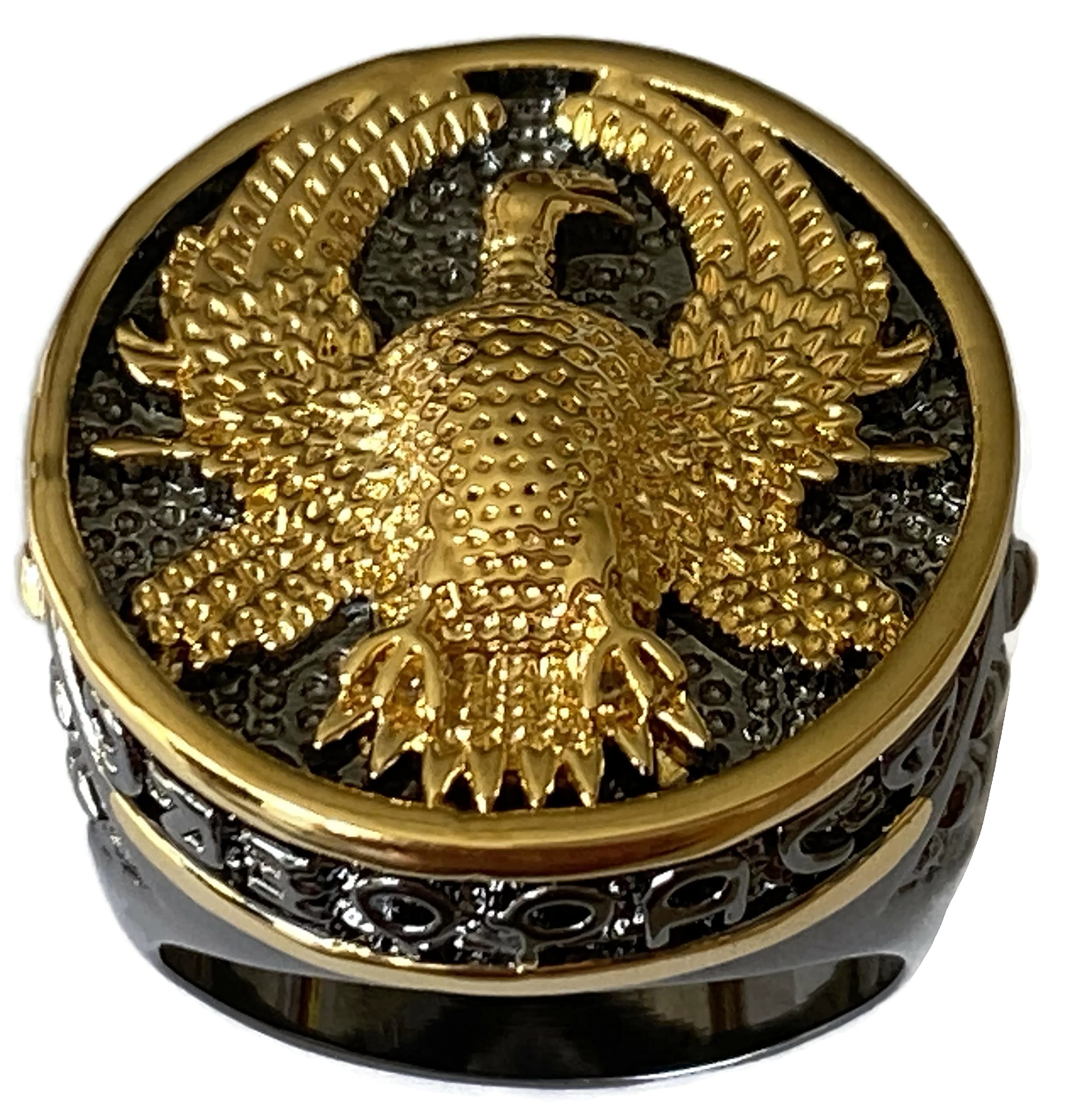 costumebase DUNE RING Duke Leto Atreides Signet Prop Replica Ducal STAINLESS STEEL (US Sz 9)