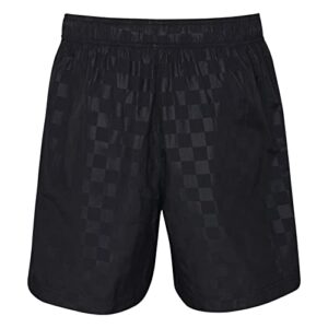 Umbro x AKOMPLICE Peace Embossed Checkerboard Short, Black Beauty, Small