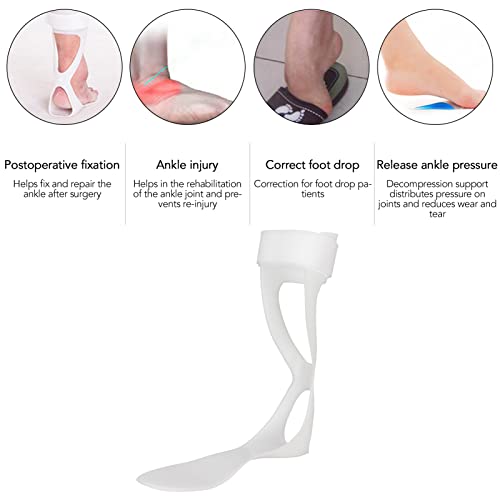 Drop Foot Stabilizer, Lightweight Ankle Foot Orthosis Support Straightener for Injury Recovery Therapy S Left Foot